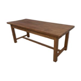 Table En Pin Massif Avec Sa Rallonge Annes 50 Bois