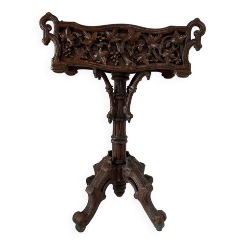 Jardinire En Chne Sculpt Bois
