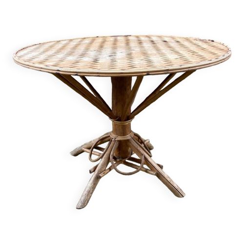 Table Ronde En Chtaignier Bois