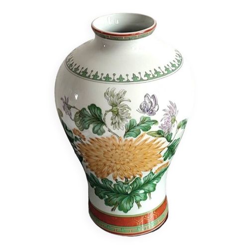 Vase en porcelaine Havilland limoge multicolore