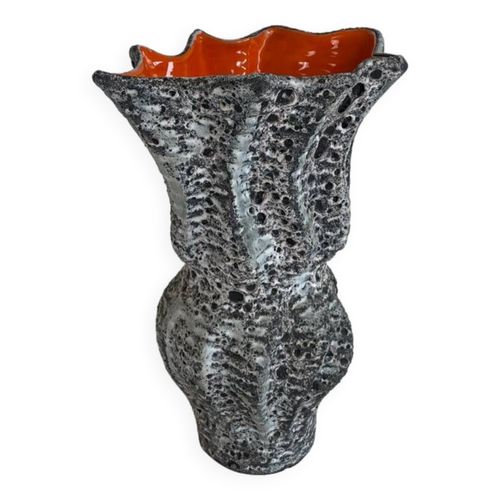 Grand Vase style fat lava gris
