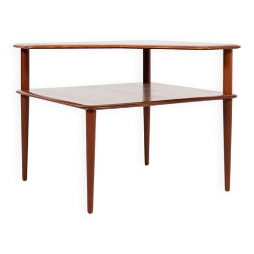 Table Daposangle Danoise Vintage En Teck Par Peter Hvidt Amp Orla Mlgaardnielsen Pour France Amp Sn Bois