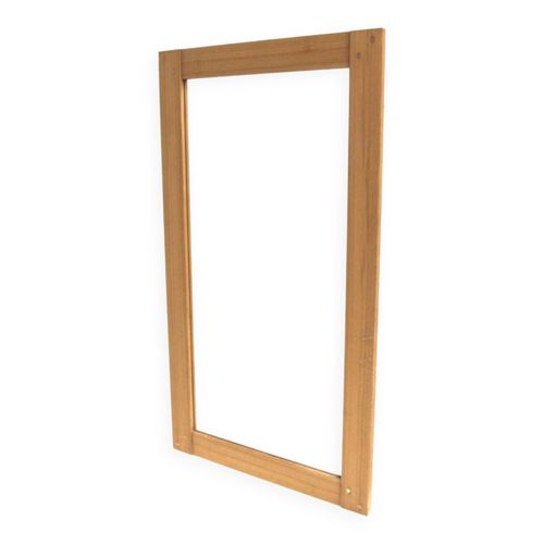 Miroir scandinave en pin 126x70cm Frseke Nybrofabriken Sude 1960 bois