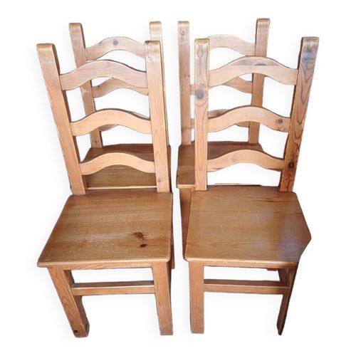 Chaise En Pin Massif Bois