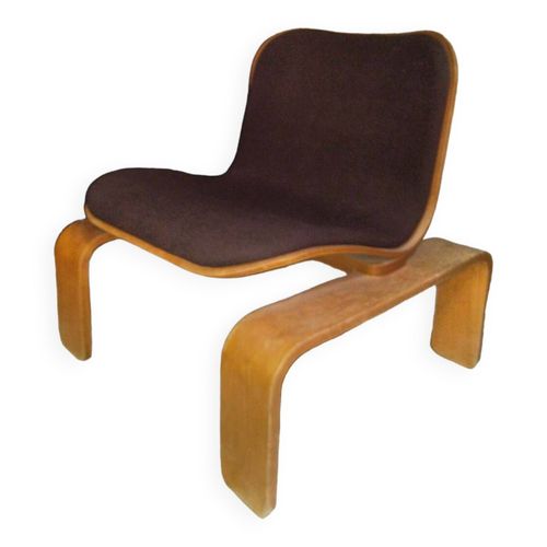 Sige Chauffeuse Steiner Daposorigine Xix Sicle Bois Tissus Marron