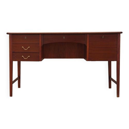 Bureau En Acajou Design Danois Annes 1970 Production  Danemark Bois