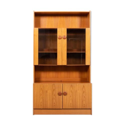 Armoire Deux Pices En Placage De Teck Danois Des Annes 1970 Bois
