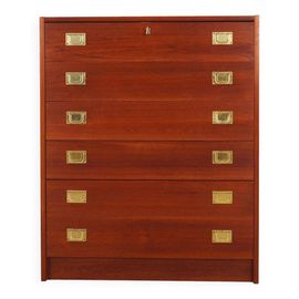 Commode En Teck Design Danois Annes 1960 Bois