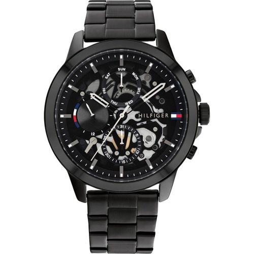 Tommy Hilfiger Henry Montre Homme Multifonction Acier Noir 1710478