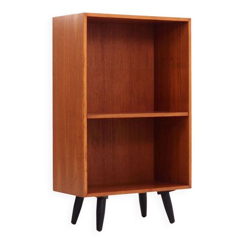 Bibliothque En Teck Design Scandinave Des Annes 1970 Orange