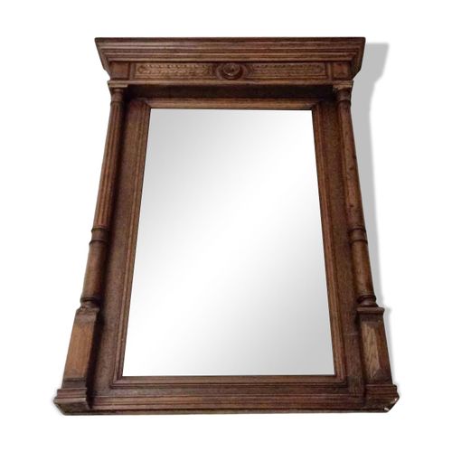 Miroir Trumeau en bois marron