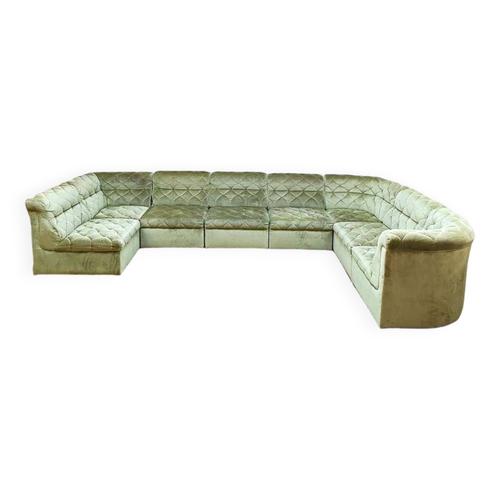 Canap Modulable Vintage Vert Pastel Laauser Vert