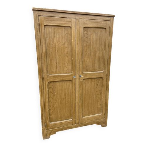 Armoire Parisienne Placard Vestiaire Atelier Bois Midcentury Vintage Scandinave 1950 Bois