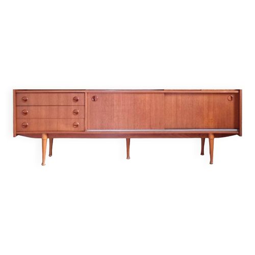 Enfilade Scandinave Vintage En Teck Bois