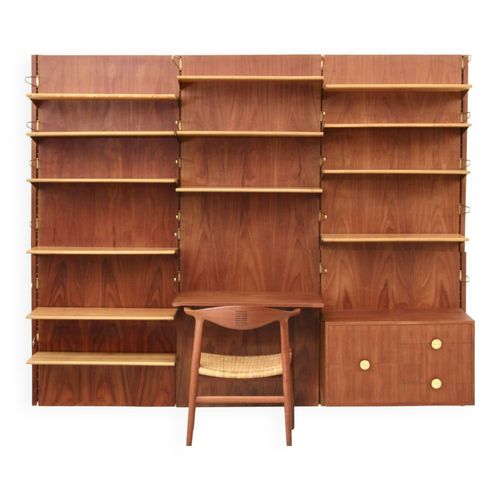 Bibliothque Modulable Bo71 En Teck De Finn Juhl Bois