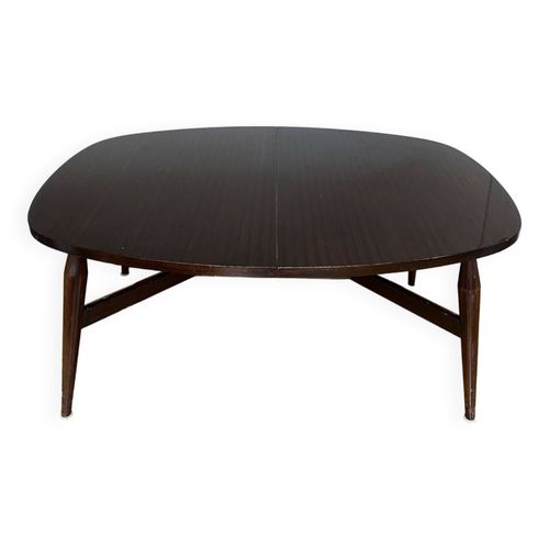 Table Smorrebrod  Systme Vintage Scandinave Marron