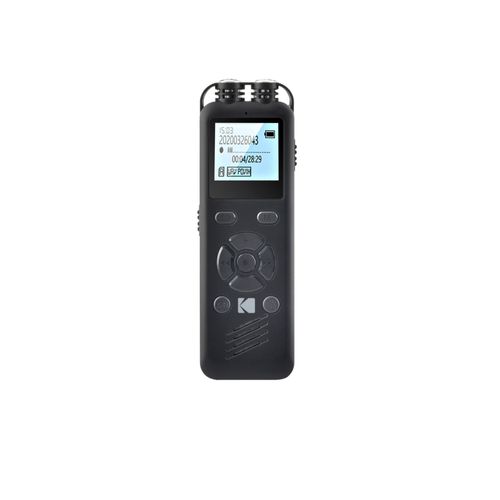 Kodak VRC250 Dictaphone numérique Kodak VRC350 - 8Go - Gris - Métal-Noir-