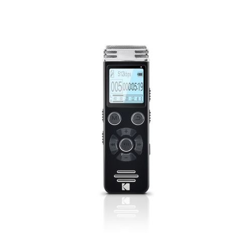 Kodak - VRC450 Dictaphone numérique Kodak VRC450 - 8Go - Noir - Métal-Noir- Metal-