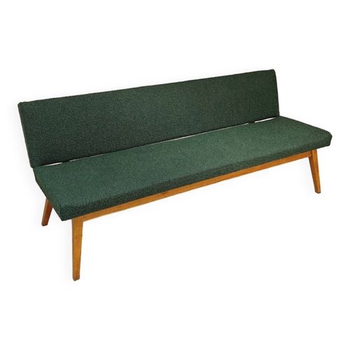 Banquette  Daybed Modulable Par Tatra  Tissu Bouclette Chine Vert 1960 Vert