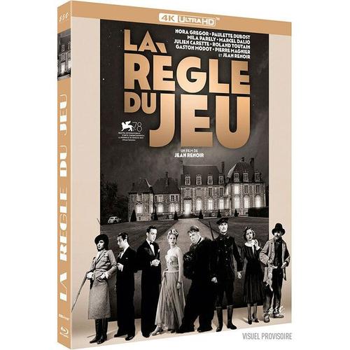 La Règle Du Jeu - 4k Ultra Hd + Blu-Ray