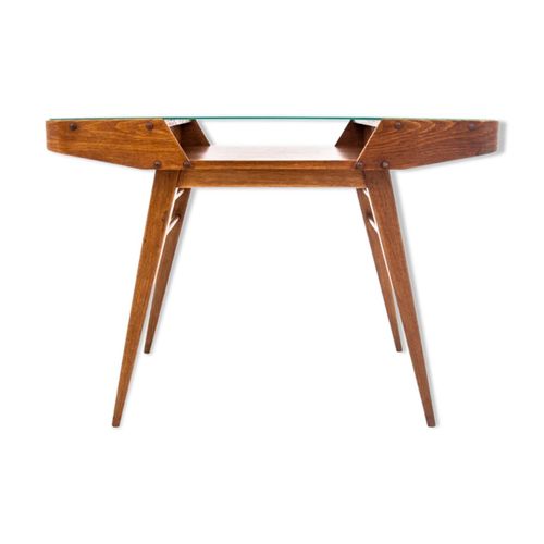 Table Basse Design Tchque Annes 1960 Aprs Rnovation Bois