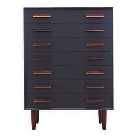 Commode En Palissandre Design Danois Annes 1970 Production  Danemark Noir