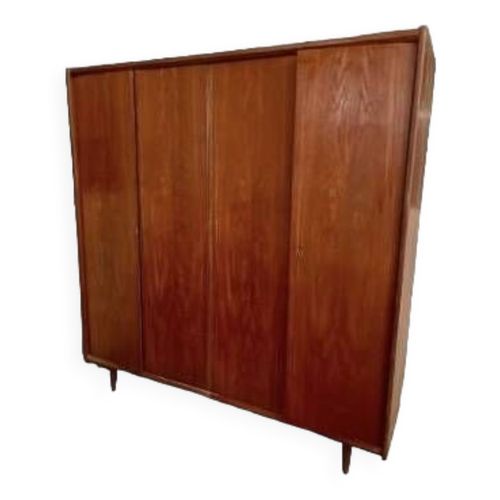 Armoire Scandinave Vintage En Teck Marron