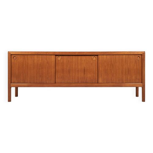 Buffet Danois Vintage En Teck Par Hw Klein Pour Bramin  230 Cm Bois