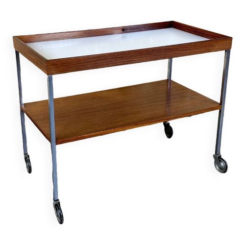 Desserte En Teck De Noyer Walter Wirz Pour Wilhelm Renz Design 6070 Multicolore