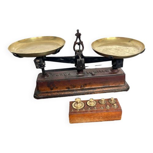 Balance Roberval Marron