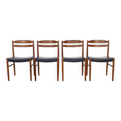 4 Chaises De Salle Manger Par Carl Ekstrm Pour Albin Johansson Amp Sner 1960 Transparent