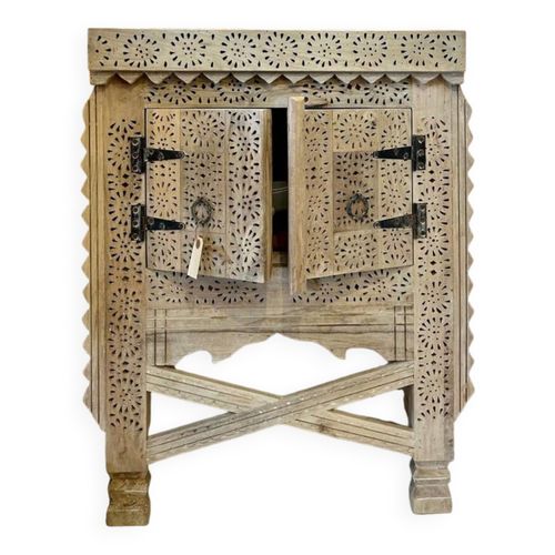 Commode En Bois De Manguier Beige