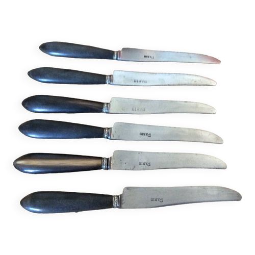 6 Couteaux Anciens Marron