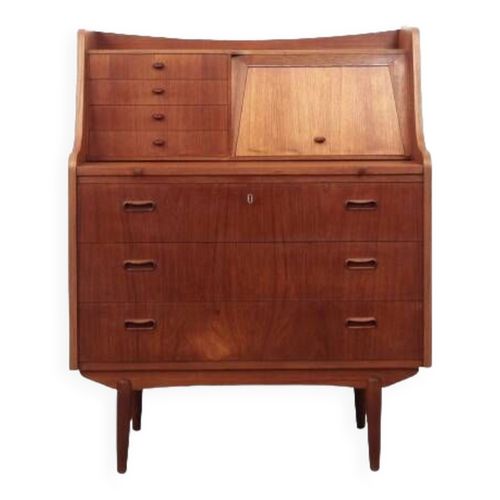Secrtaire En Teck Design Danois Annes 1960 Production  Danemark Orange