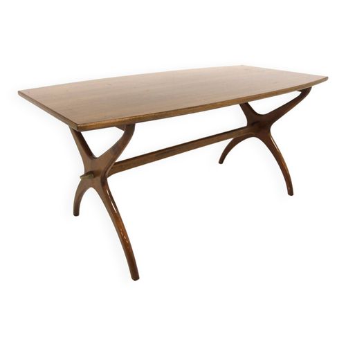Table Basse Scandinave En Acajou Sude 1960 Bois