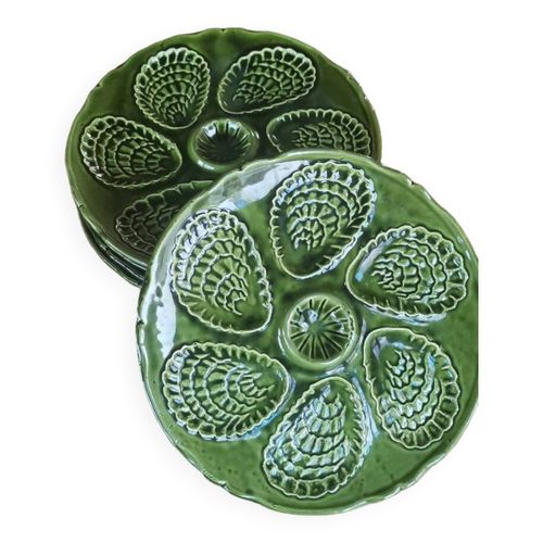 Assiette  Hutre Vert