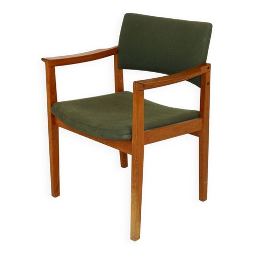 Fauteuil De Bureau Scandinave En Teck Hng Stolefabrik Danemark 1960 Vert