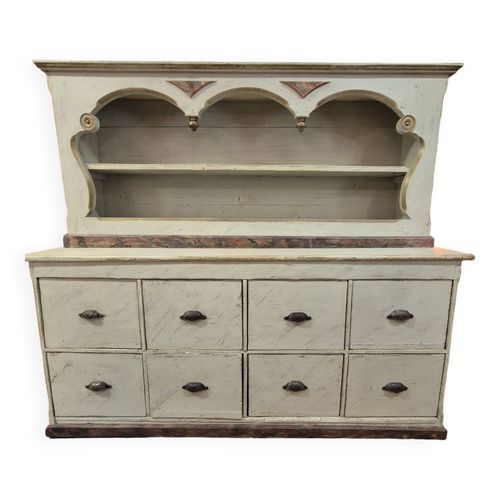 Meuble Mtier 2 Corps 8 Tiroirs Vert