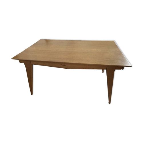 Table  Manger Rtro Annes 50 En Teck Marron