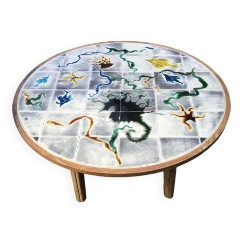 Table Ronde Bois