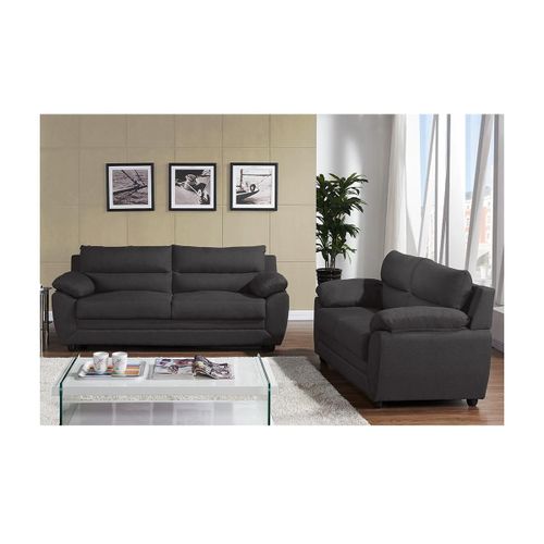 Canapé 3+2 Places En Tissu Manoa - Anthracite