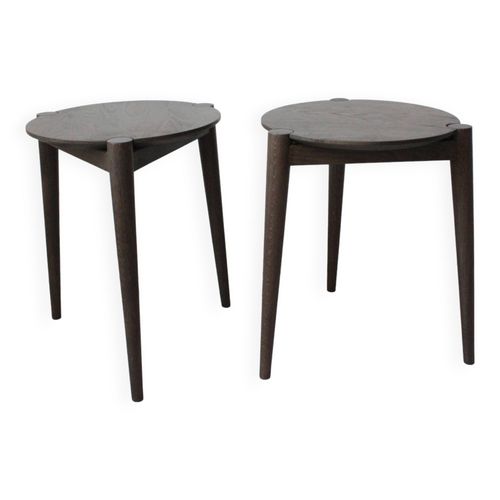 Tabouret Design Danois Scandinave Bois