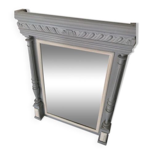 Miroir trumeau gris