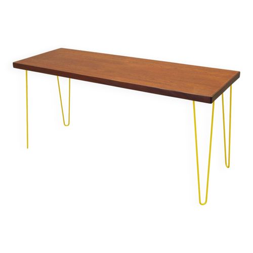 Bureau En Teck Design Danois Annes 1970 Production  Danemark Orange