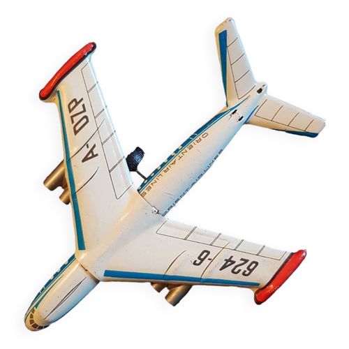 Avion Friction En Tle Lithographie Rda Blanc
