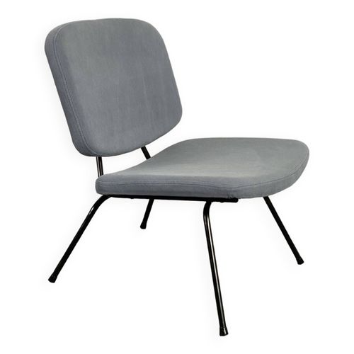 Chauffeuse Cm190 De Pierre Paulin Pour Thonet 1950 Bleu