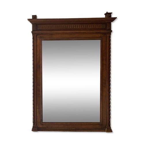 Miroir trumeau marron