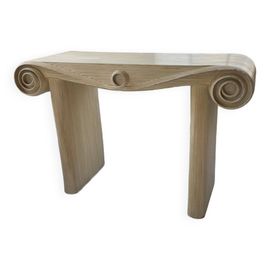 Console Annes 70 En Rotin Tropicalist Beige