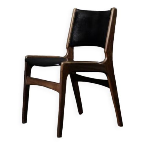 Fauteuil Midcentury Moderne En Teck Modle 89 Par Erik Buch Pour Anderstrup Mbelfabrik 1950s Marron