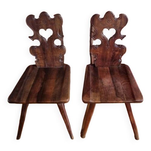 Chaises Alpine De Mariage Rustiques Bois